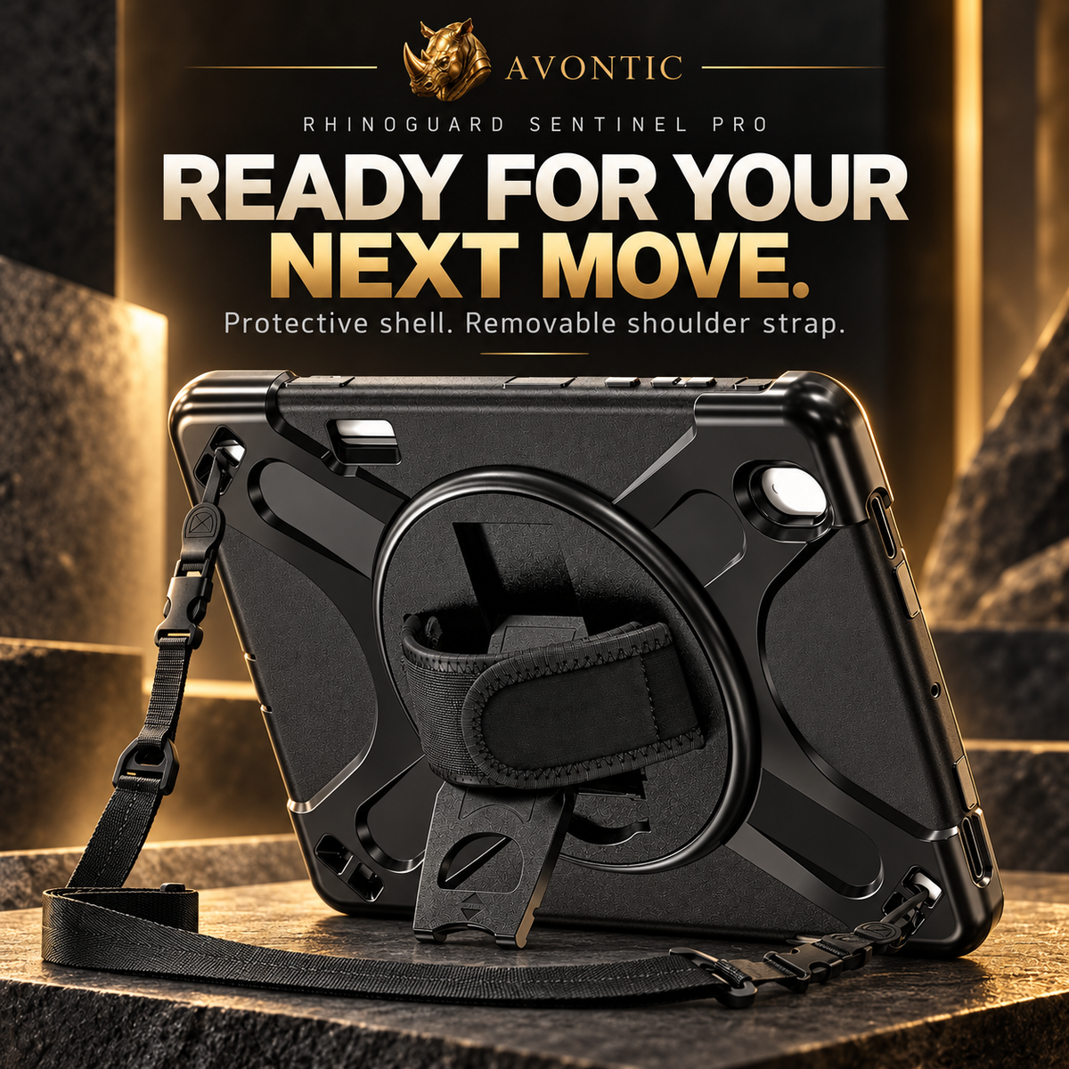 RhinoGuard Sentinel Pro — product benefits 3 — Avontic gold rhino branding