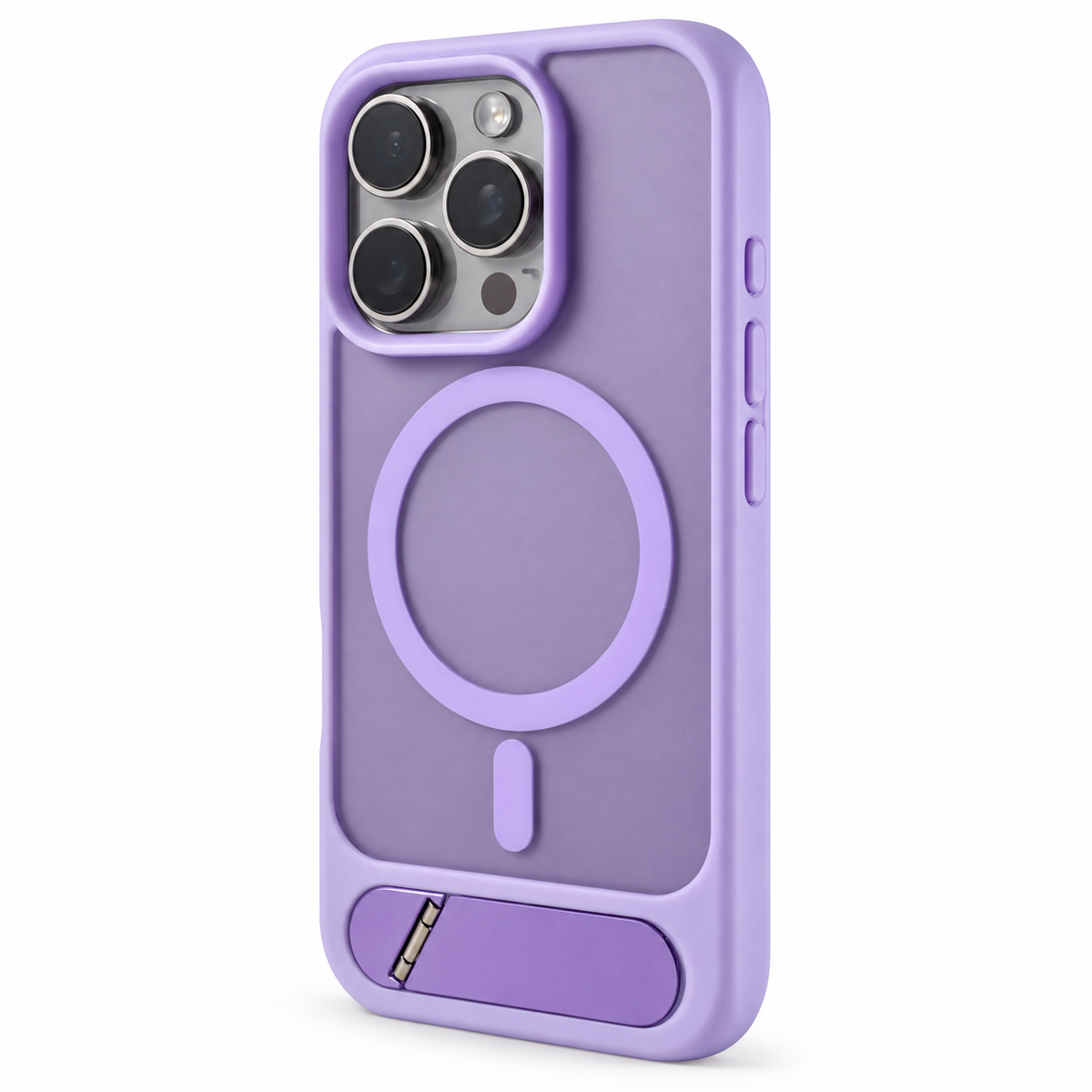 Avontic SlimProp Magnetic Stand Case in Purple on a white background
