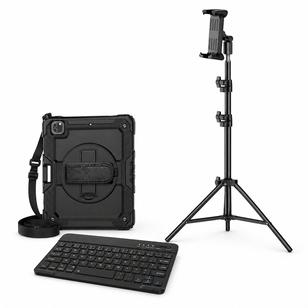 RhinoGuard Pro WorkForce Floor complete kit in Black; iPad not included