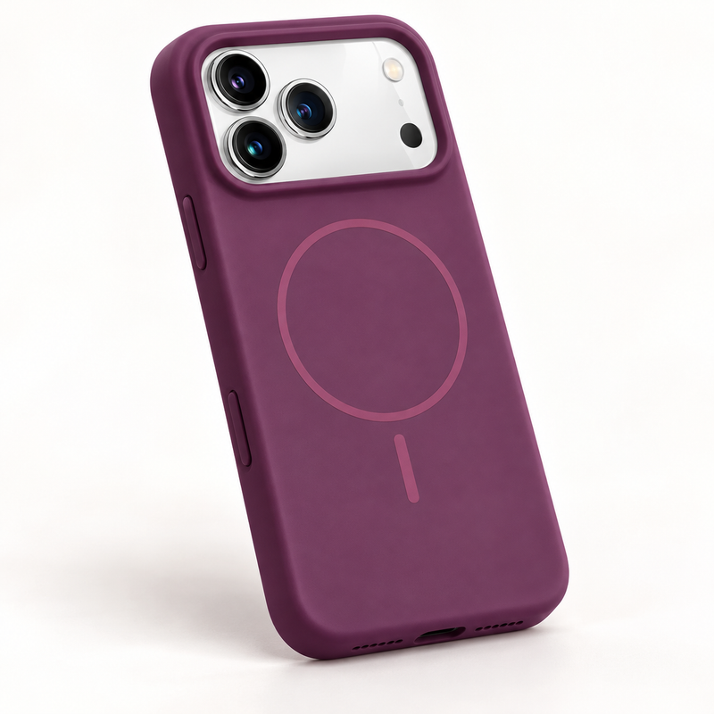 CloudForm magnetic phone case in New Purple; model-specific design varies; case color detail for the privacy kit