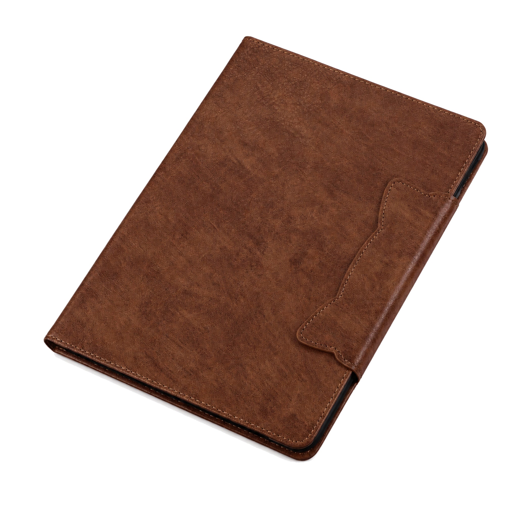 CrestFolio Whisker Faux-Leather Cat Wallet Case for iPad