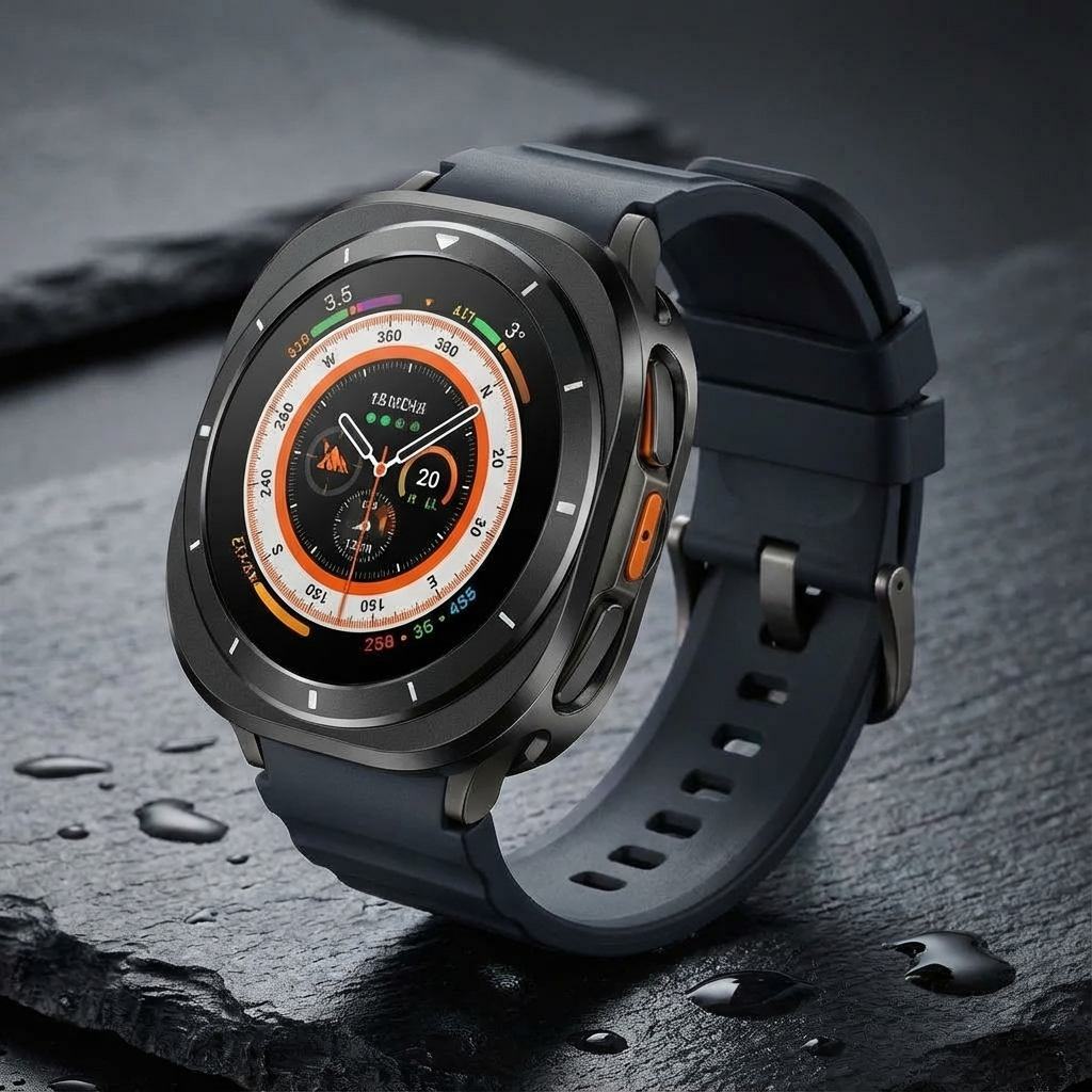 TitanShield Pro 47 Protective Case for Galaxy Watch 7 Ultra & 2025 Ultra (47mm) - Premium Titanium Alloy