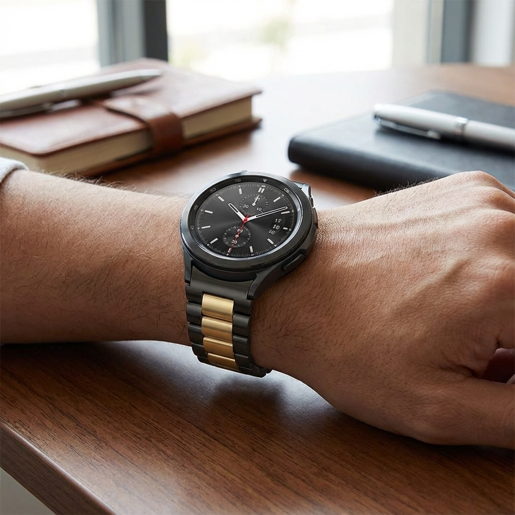 FusionSteel Luxe Edition Band For Galaxy Watch 8 (40mm, 44mm), Classic 46mm & Ultra 2025 (47mm)