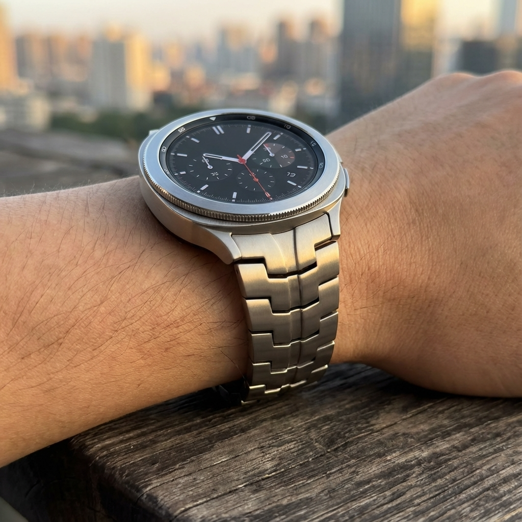 Titanium Prestige Band for Galaxy Watch 8 Classic – 46 mm