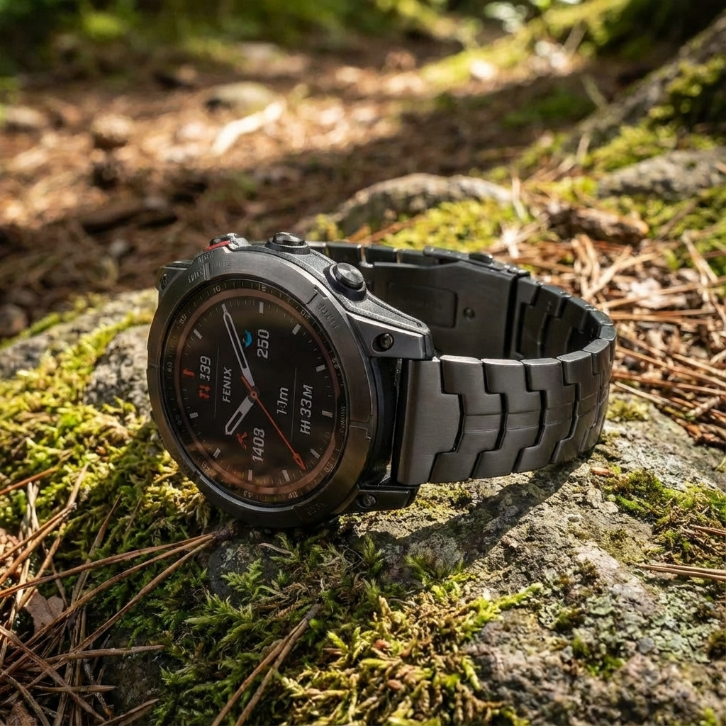 TitanElite Pro – Premium-Grade Titanium Band for Garmin Watches