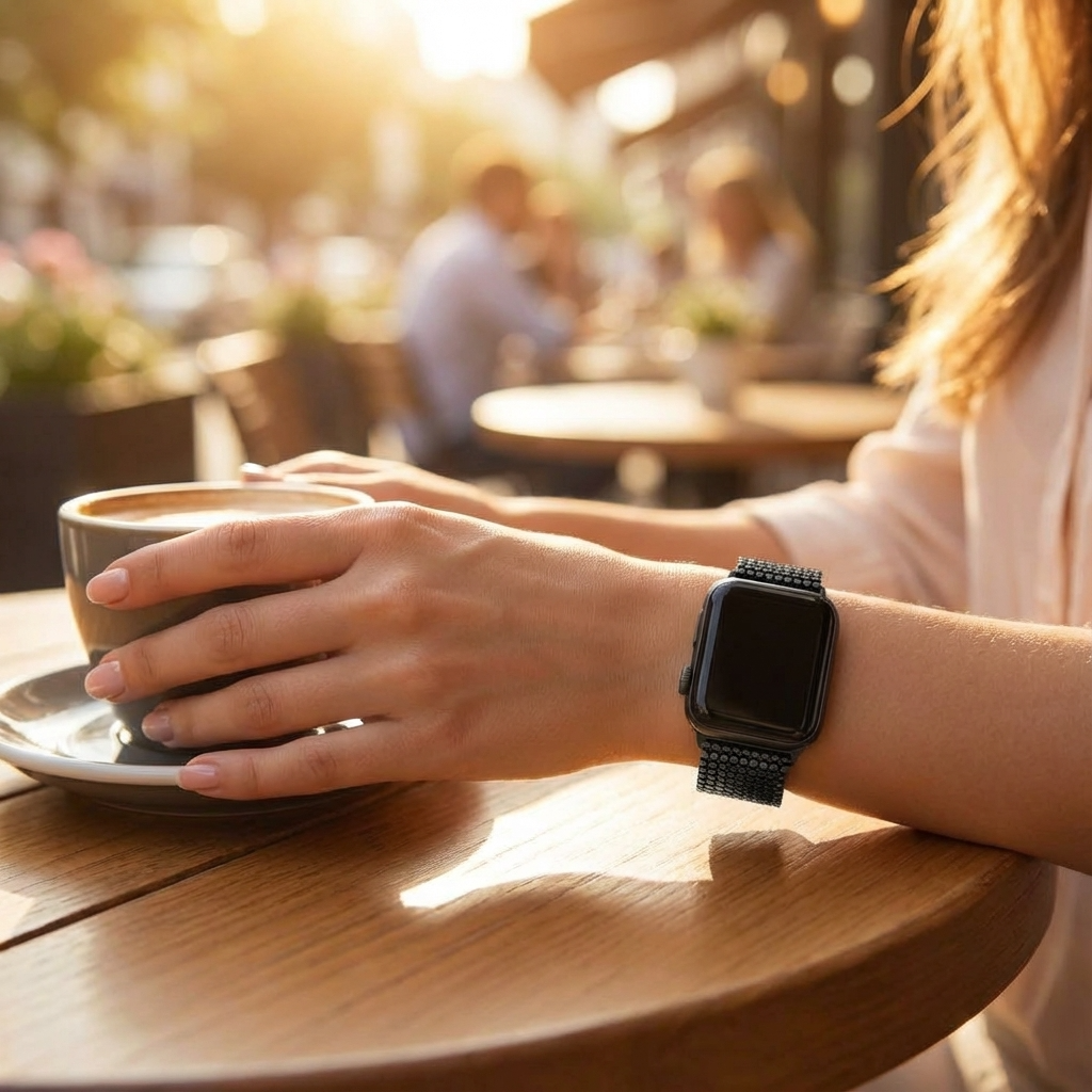 SteelFlex Magnetic Link Band for Apple Watch