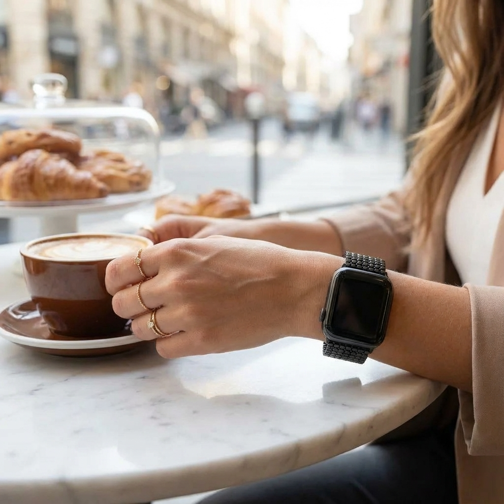 SteelFlex Magnetic Link Band for Apple Watch