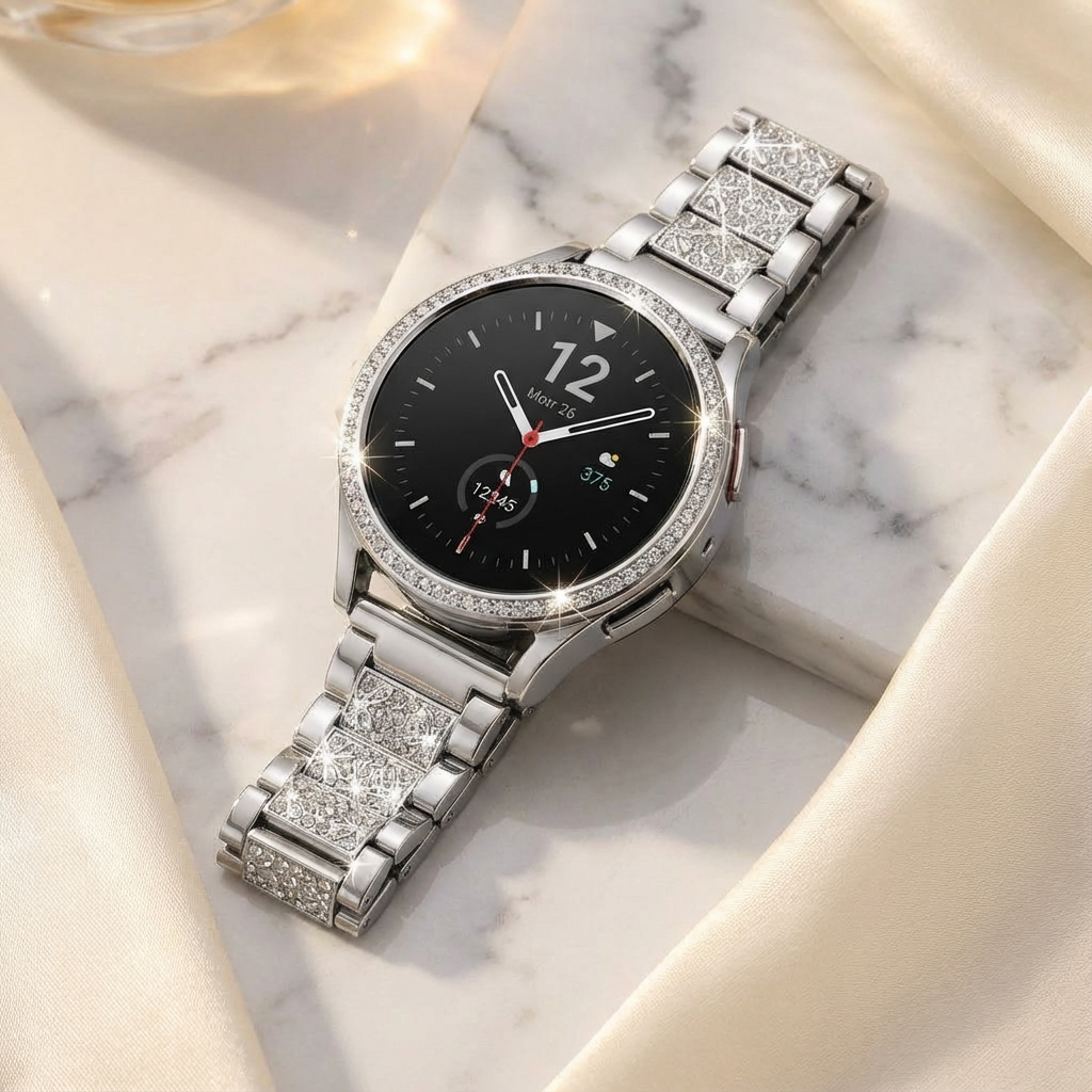 Diamond Luxe Band & Case Set for Samsung Galaxy Watch
