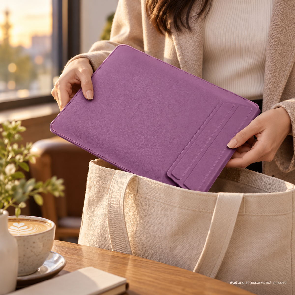 Avontic FormaLift Air iPad sleeve and folding stand lifestyle-03