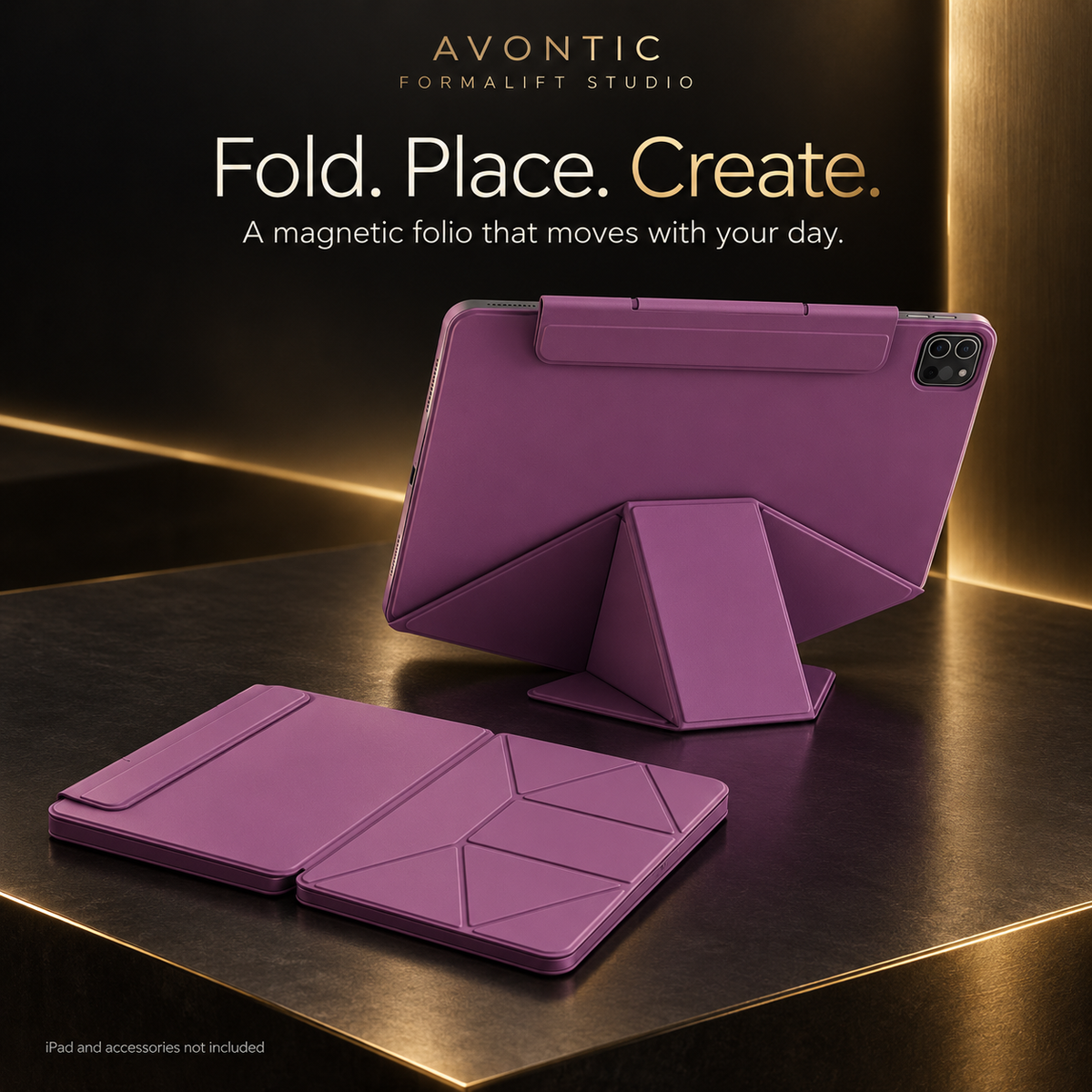 Avontic FormaLift Studio magnetic stand iPad case — feature-02