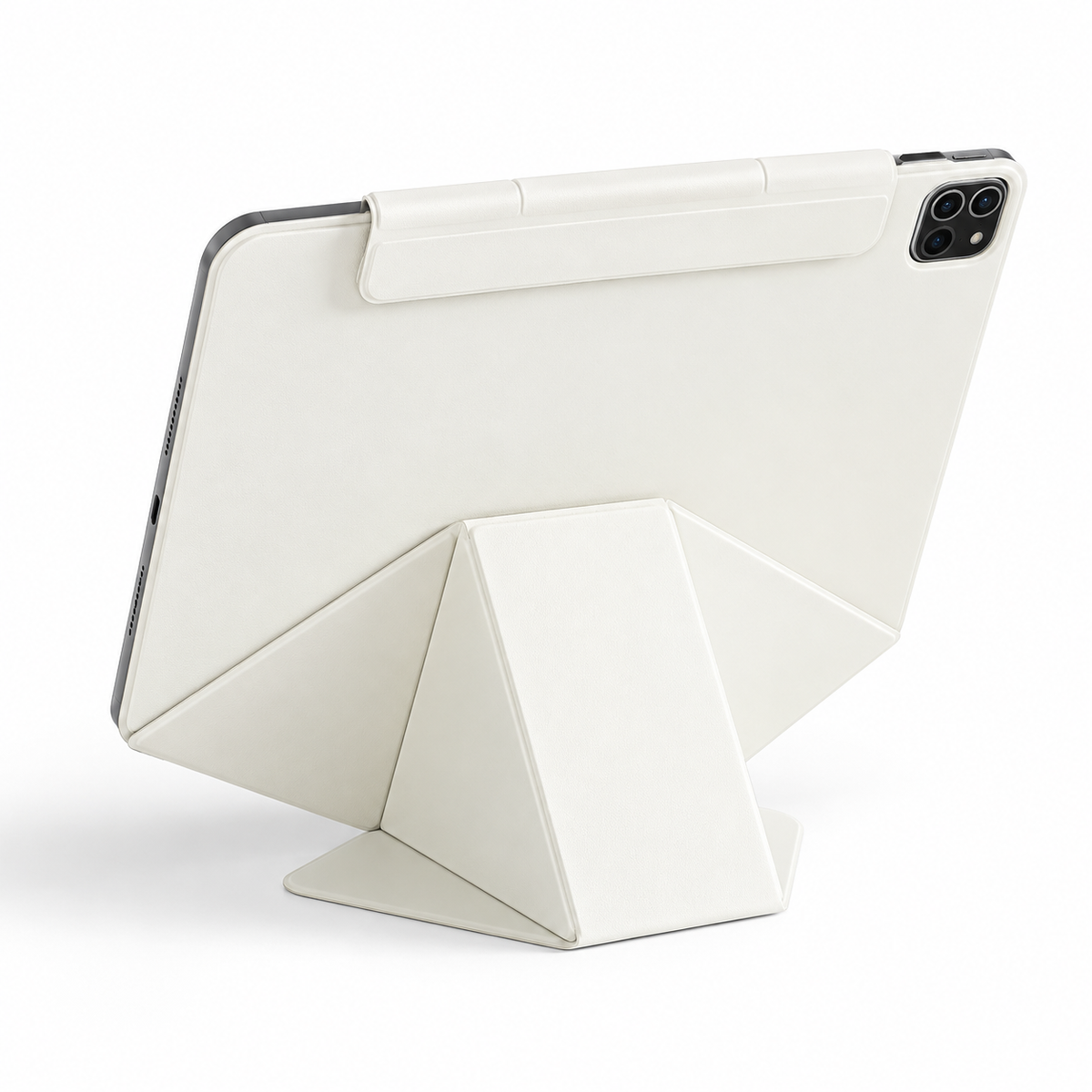 Avontic FormaLift Studio magnetic stand iPad case in Cream White