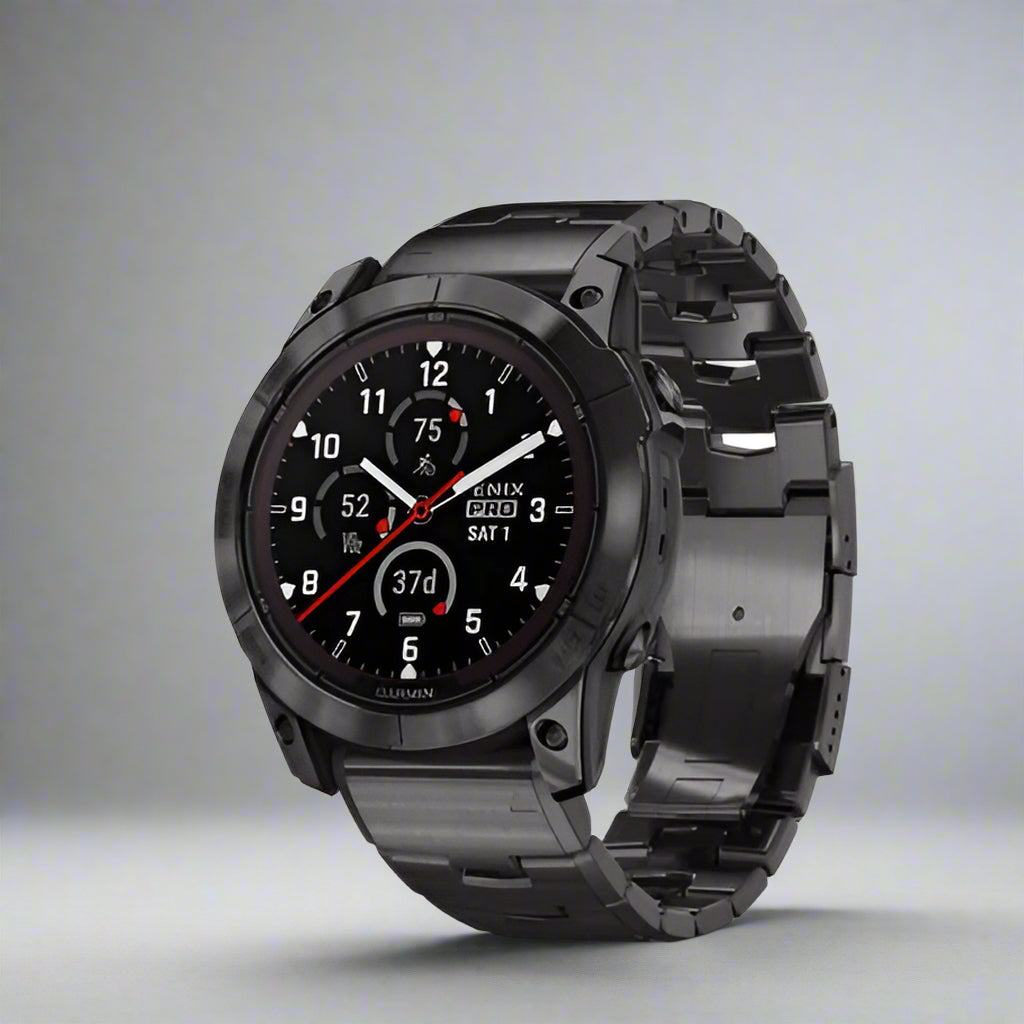 GarminGuard Titanium Elite Band – Precision Crafted for Garmin 22mm 26mm