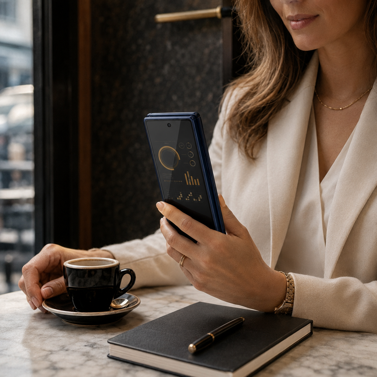 StealthGuard Pro 3-Pack Privacy Glass — Galaxy Z Fold 8 Ultra, Fold 8 & Fold 7 — product view 9