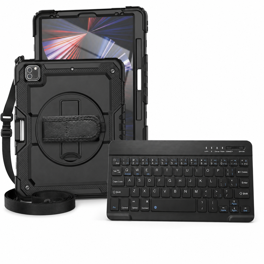 RhinoGuard WorkForce 360° iPad Case + RhinoKeys Pro Keyboard Bundle