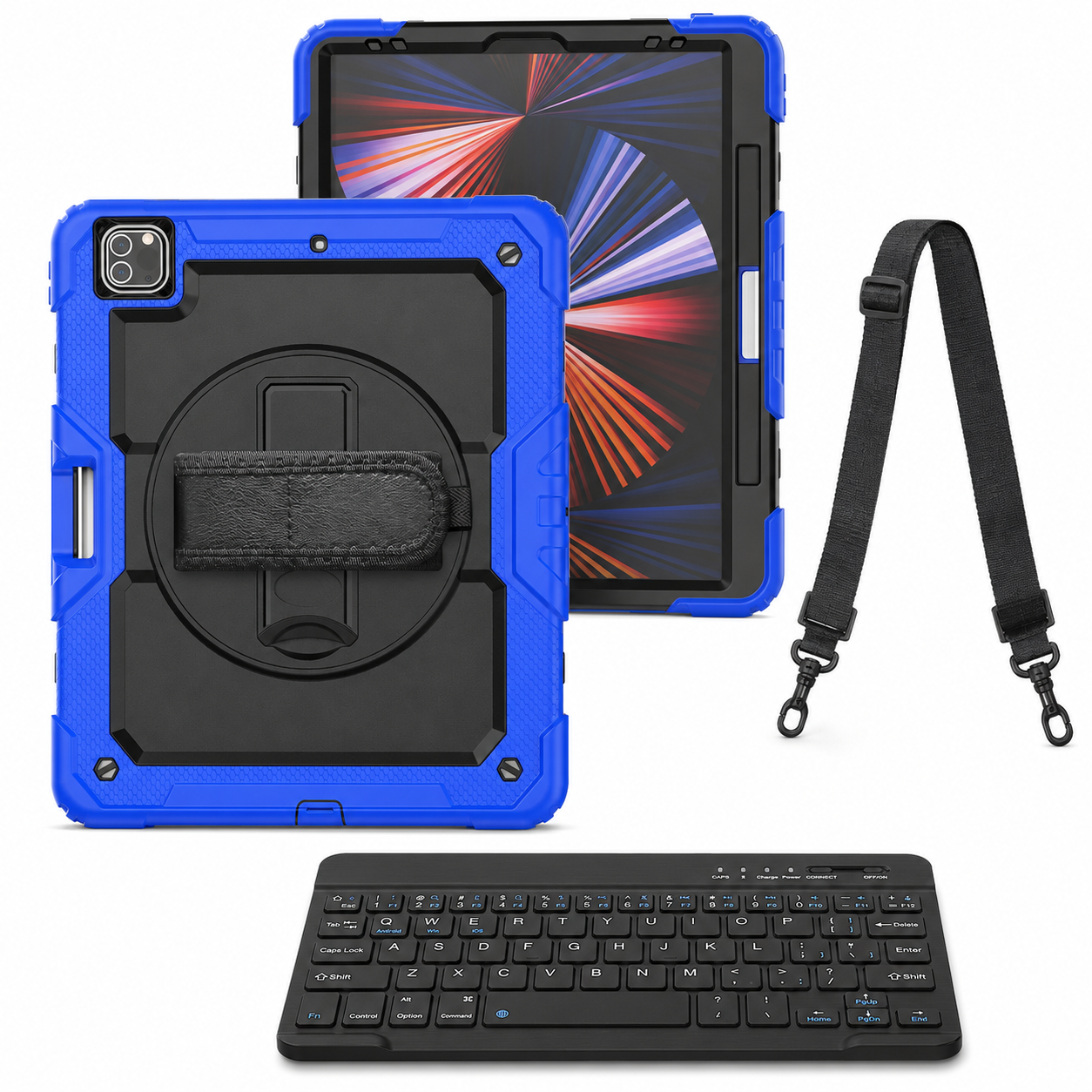 RhinoGuard WorkForce 360° iPad Case + RhinoKeys Pro Keyboard Bundle — product view 5
