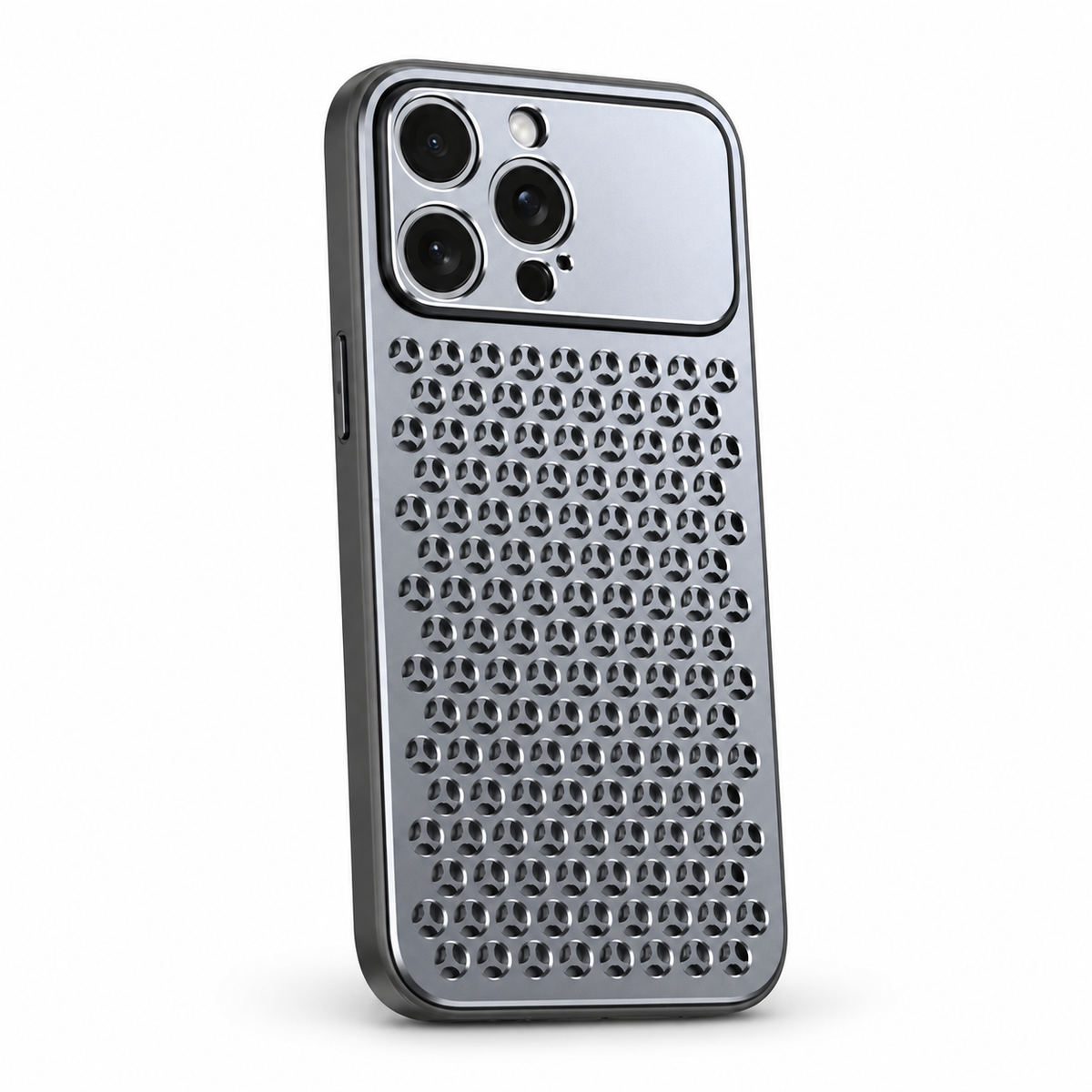 RhinoGuard AeroMesh Aluminum Case in Gray on a white background