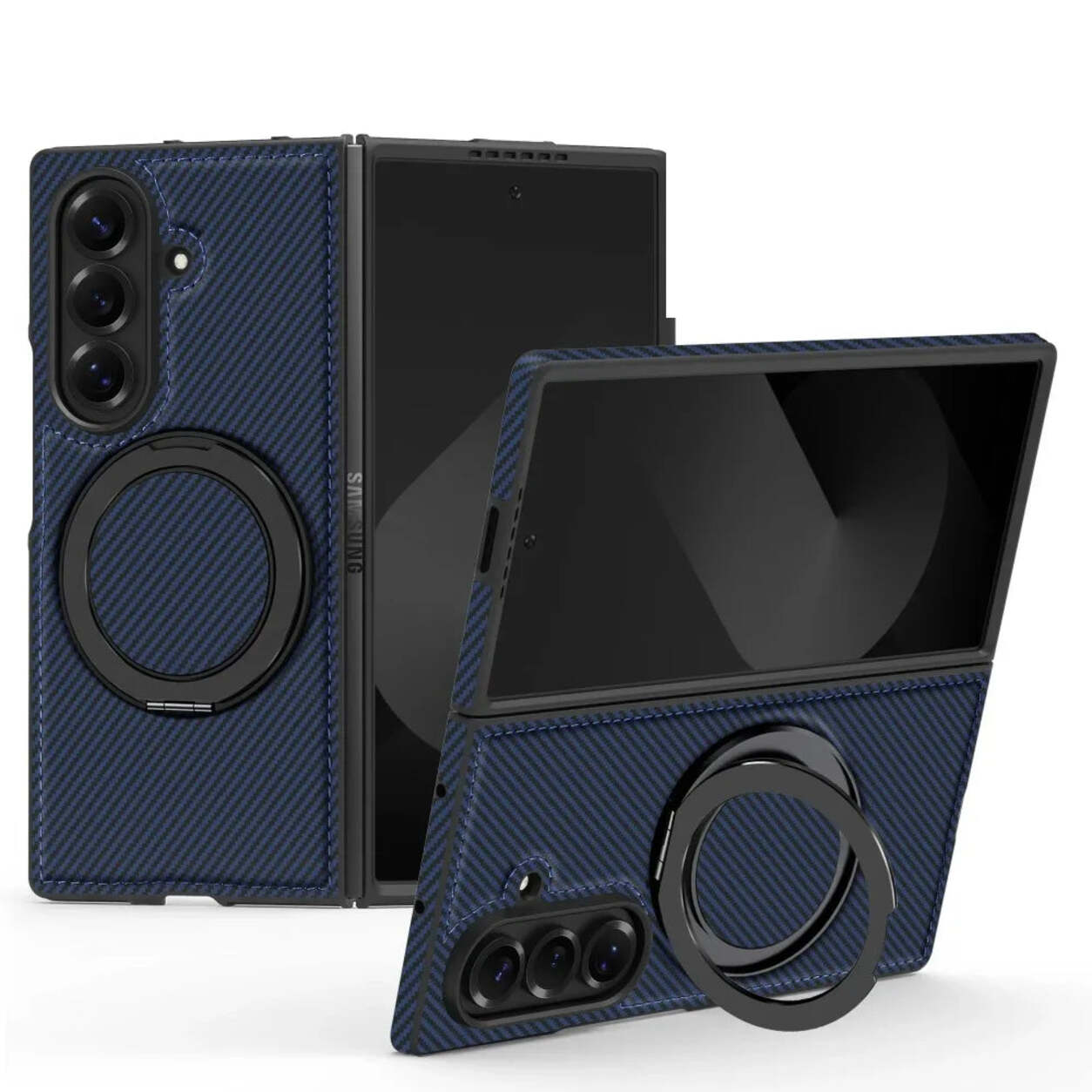 RhinoGuard CarbonArc — Samsung Galaxy Z Fold MagSafe Stand Case — product view 7