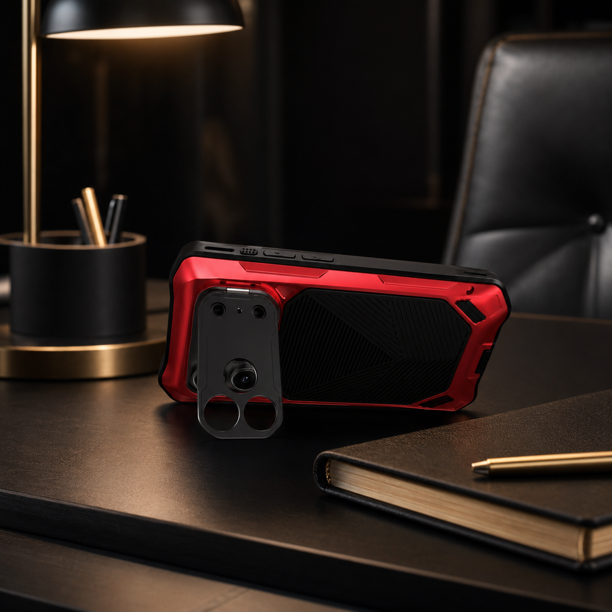 RhinoGuard Regent — iPhone 17 Series & iPhone Air Metal Case with Built-In Screen Defense — product view 6