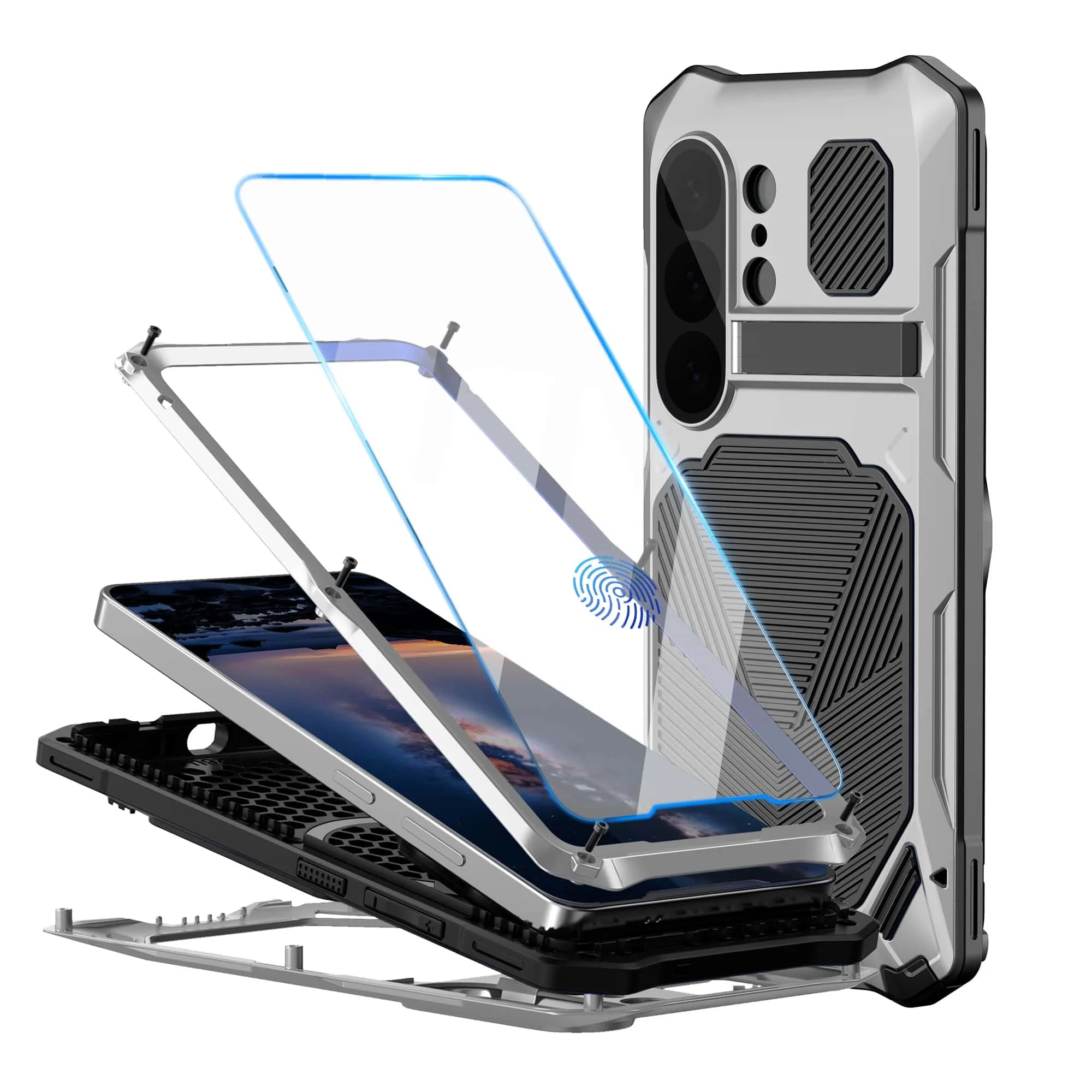 RhinoGuard Sovereign — Samsung Galaxy S26 Ultra Metal Case + Screen Defense — product view 8