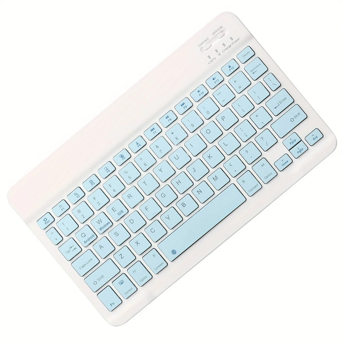RhinoKeys Color Blue English Bluetooth keyboard