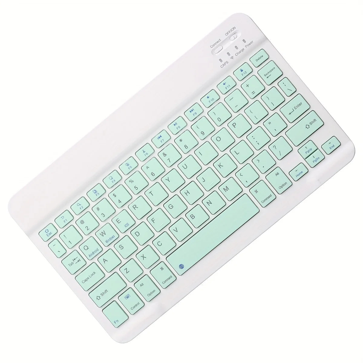 RhinoKeys Color Green English Bluetooth keyboard