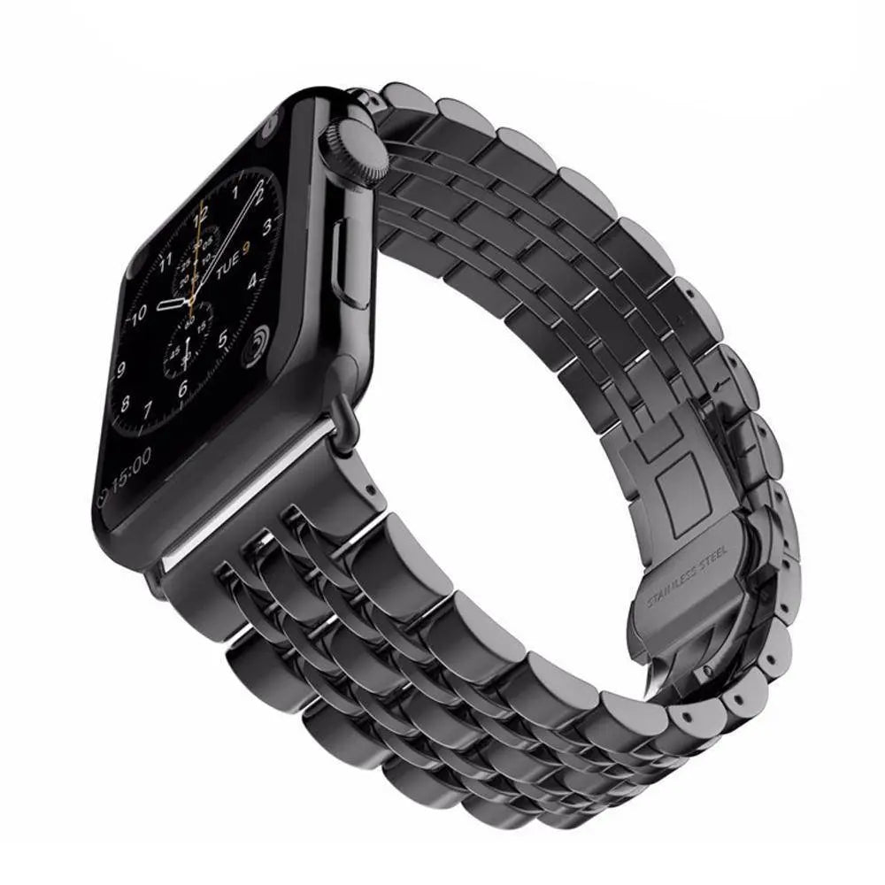 Ultimate Stainless Steel Apple Watch Band Case - Pinnacle Luxuries