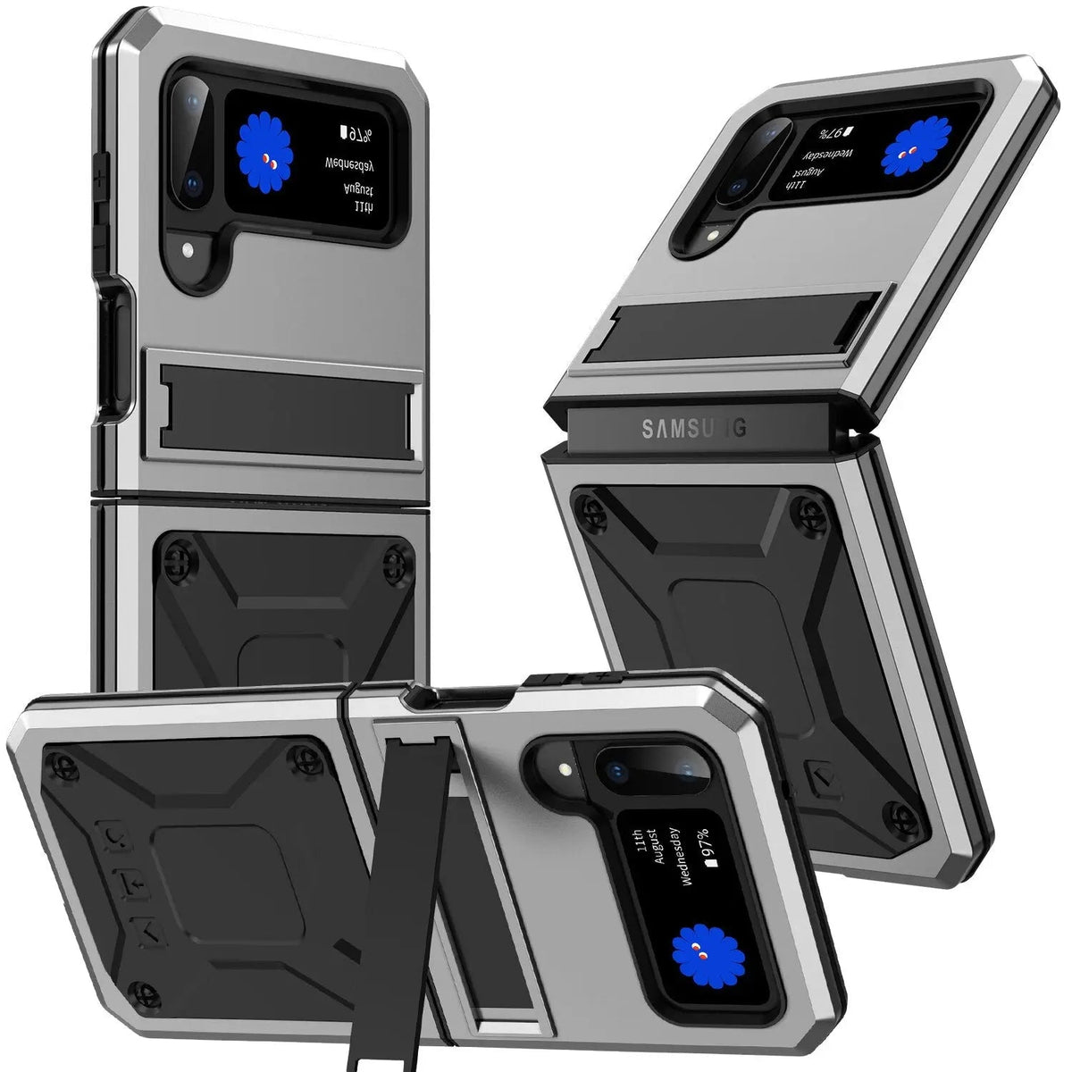 Heavy Duty Military Grade Case For Samsung Galaxy Z Flip 3 Flip 4 - Avontic
