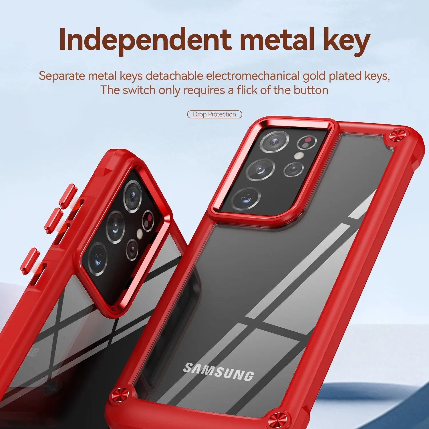 Pinnacle 6-in-1 Case Protection For Samsung Galaxy S21 Ultra - Pinnacle Luxuries