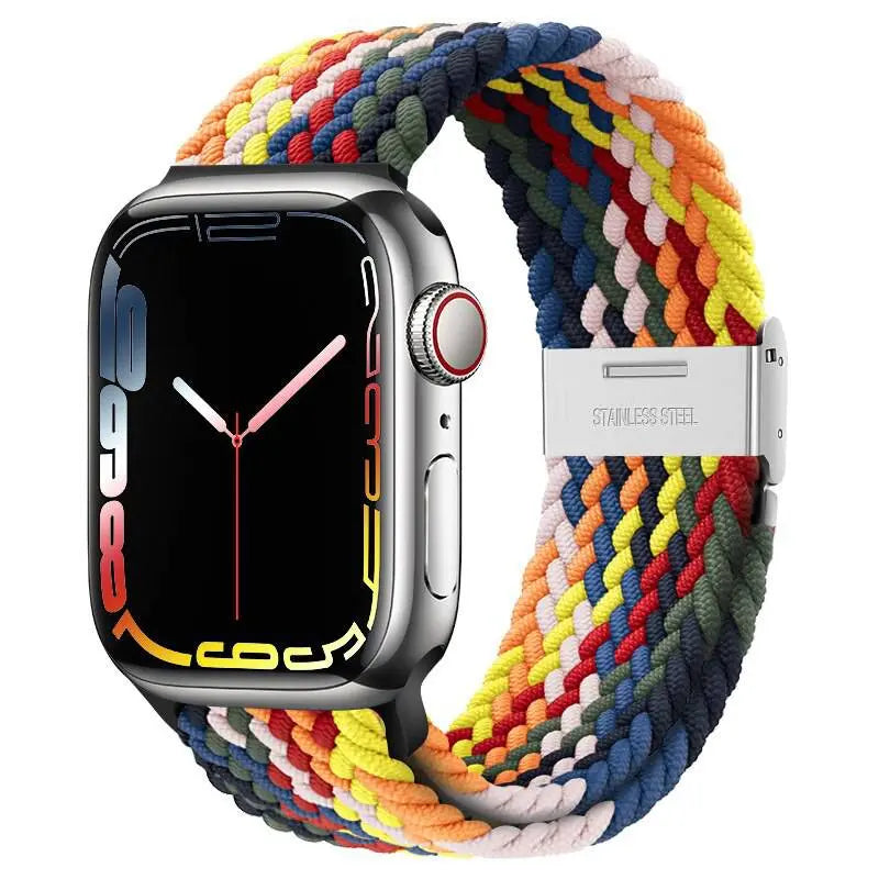 Nylon Braided Loop Band For Apple Watch - Pinnacle Luxuries