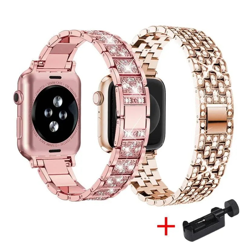 Diva Collection Pair Of Bands For Apple Watch - Pinnacle Luxuries