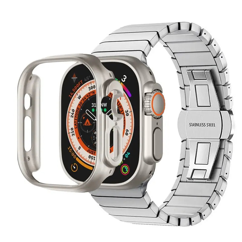 Avontic Armor Bumper Case Stainless Steel Band For Apple Watch - Avontic