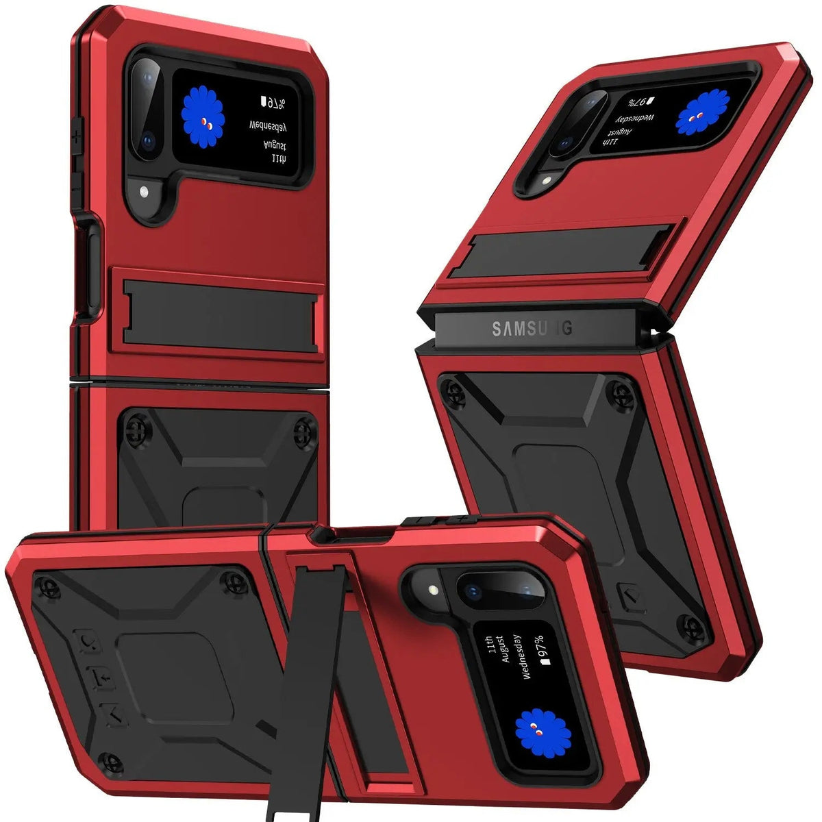 Heavy Duty Military Grade Case For Samsung Galaxy Z Flip 3 Flip 4 - Avontic