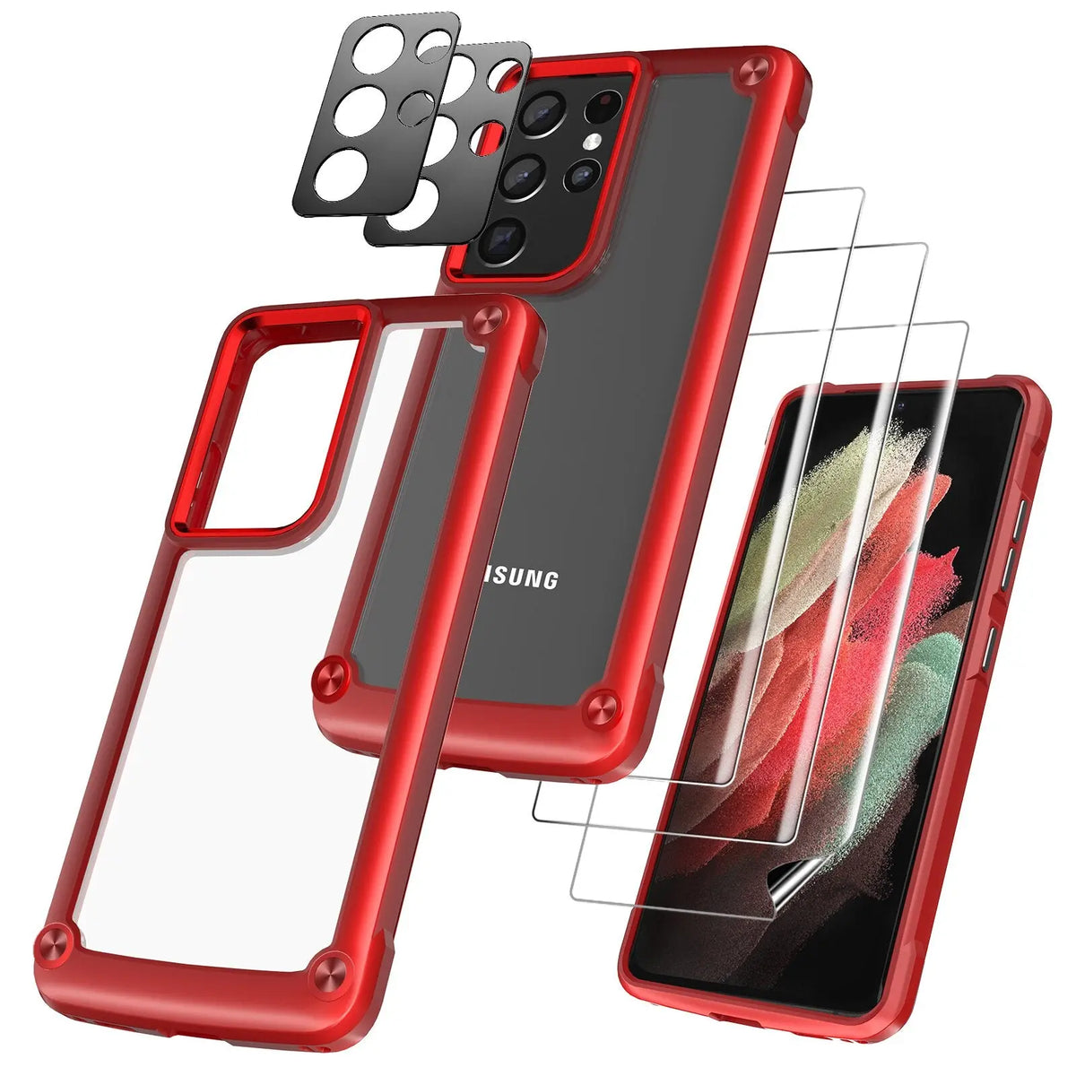 Avontic 6-in-1 Case Protection For Samsung Galaxy S21 Ultra - Avontic