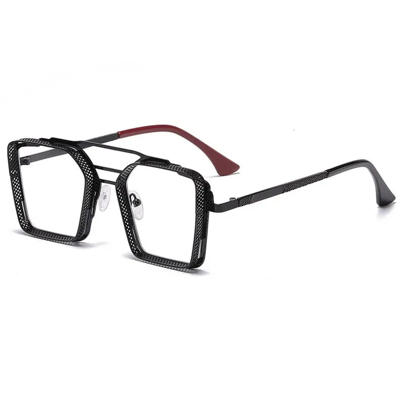 Pinnacle Square Framed Steampunk Sunglasses - Pinnacle Luxuries