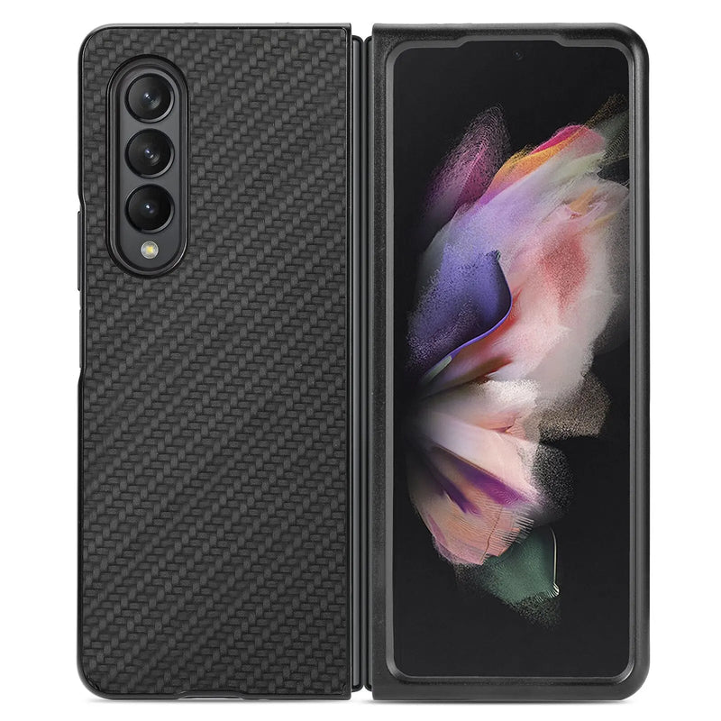 Avontic Carbon Fiber Case For Samsung Galaxy Z Fold 4 Fold 3 - Avontic