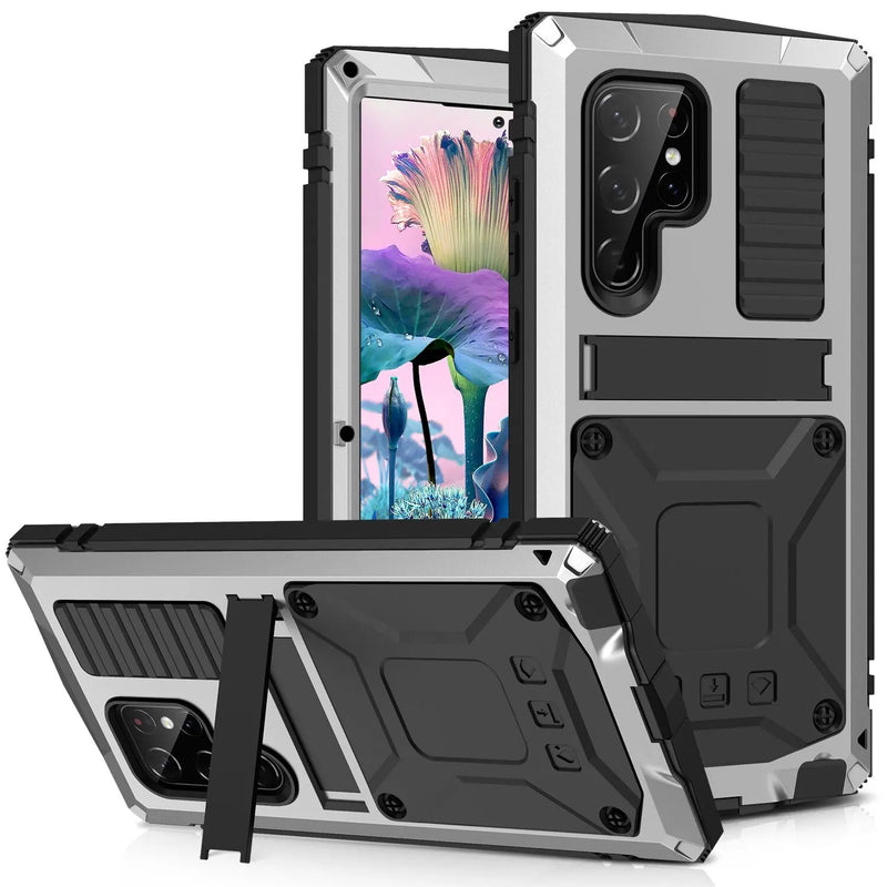 Heavy Duty Military Grade Metal 360° Total Protection For Samsung S23 Ultra - Avontic