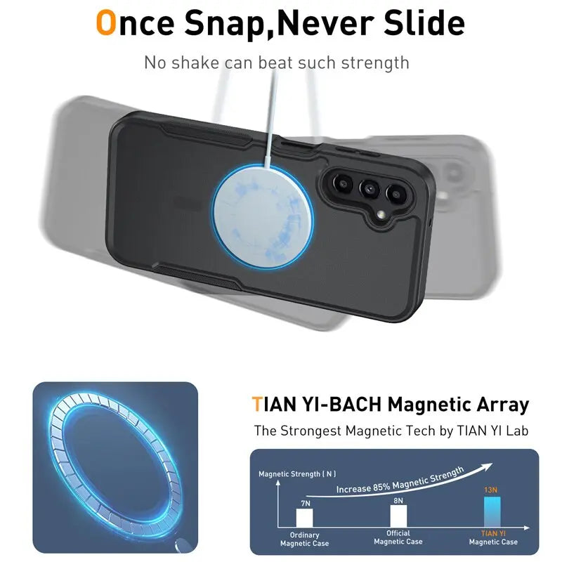 ProClip Magnetic Kickstand Case for Samsung Galaxy A14 5G - Pinnacle Luxuries