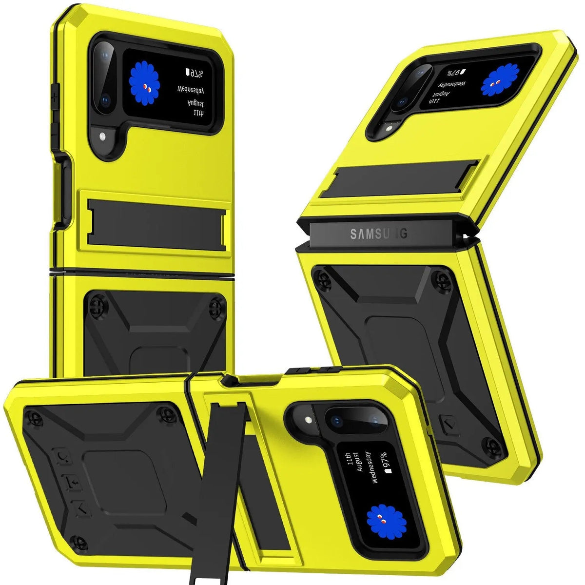 Heavy Duty Military Grade Case For Samsung Galaxy Z Flip 3 Flip 4 - Avontic