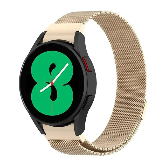 Stainless Steel Mesh Magnetic Loop Band For Samsung Galaxy Watch 4 5 - Pinnacle Luxuries