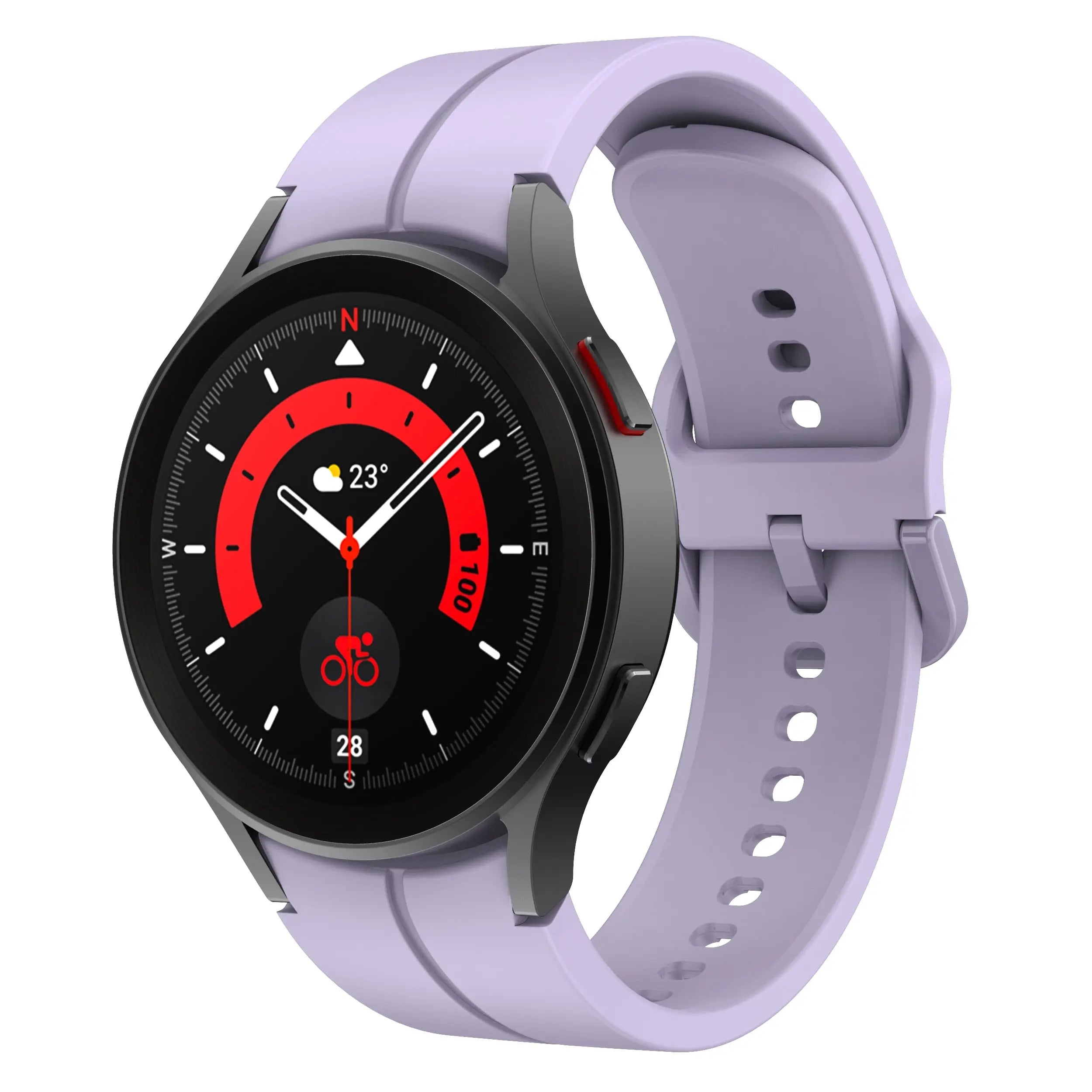 Pinnacle Color Rush Custom Silicone Band For Samsung Galaxy Watch 5 - Pinnacle Luxuries