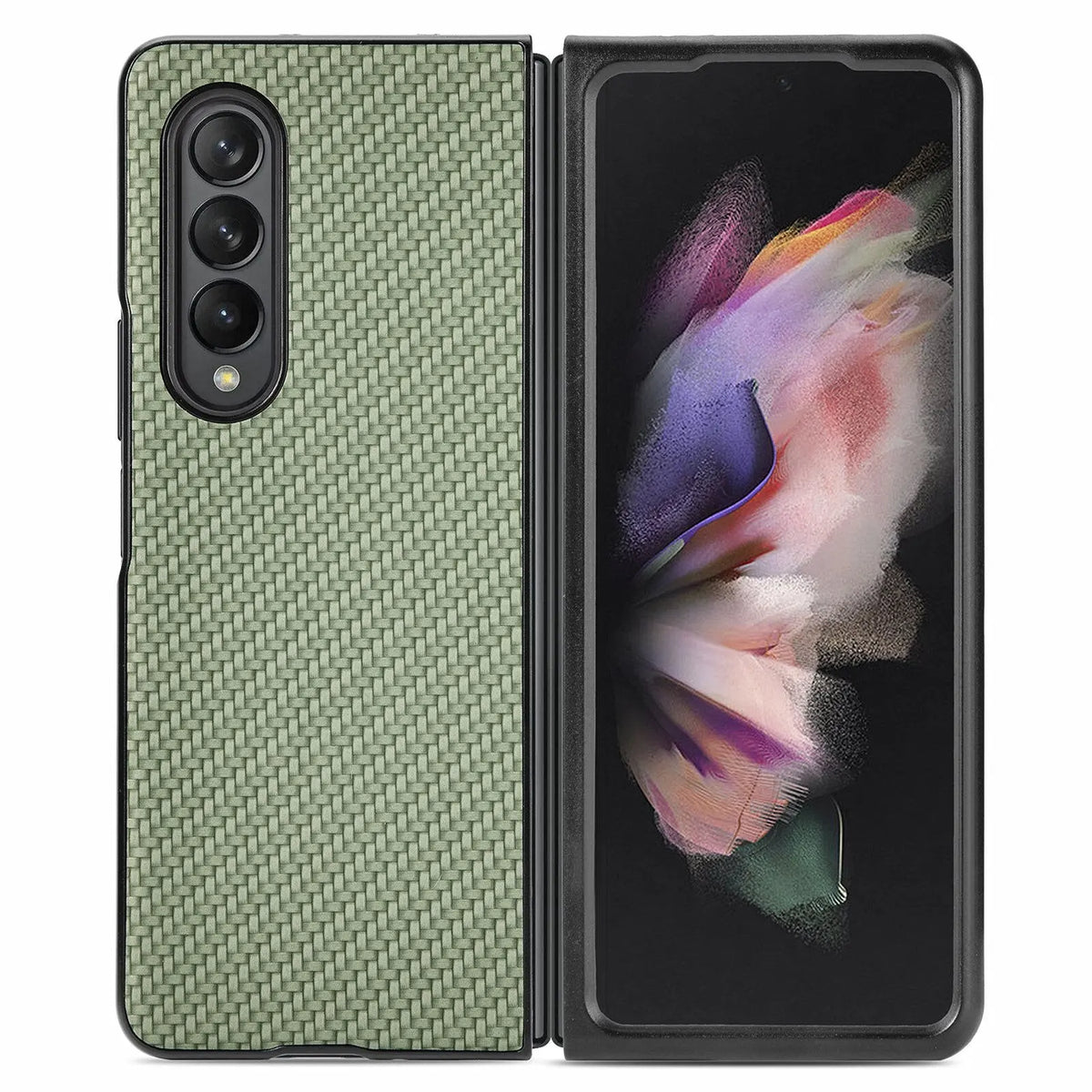 Avontic Carbon Fiber Case For Samsung Galaxy Z Fold 4 Fold 3 - Avontic