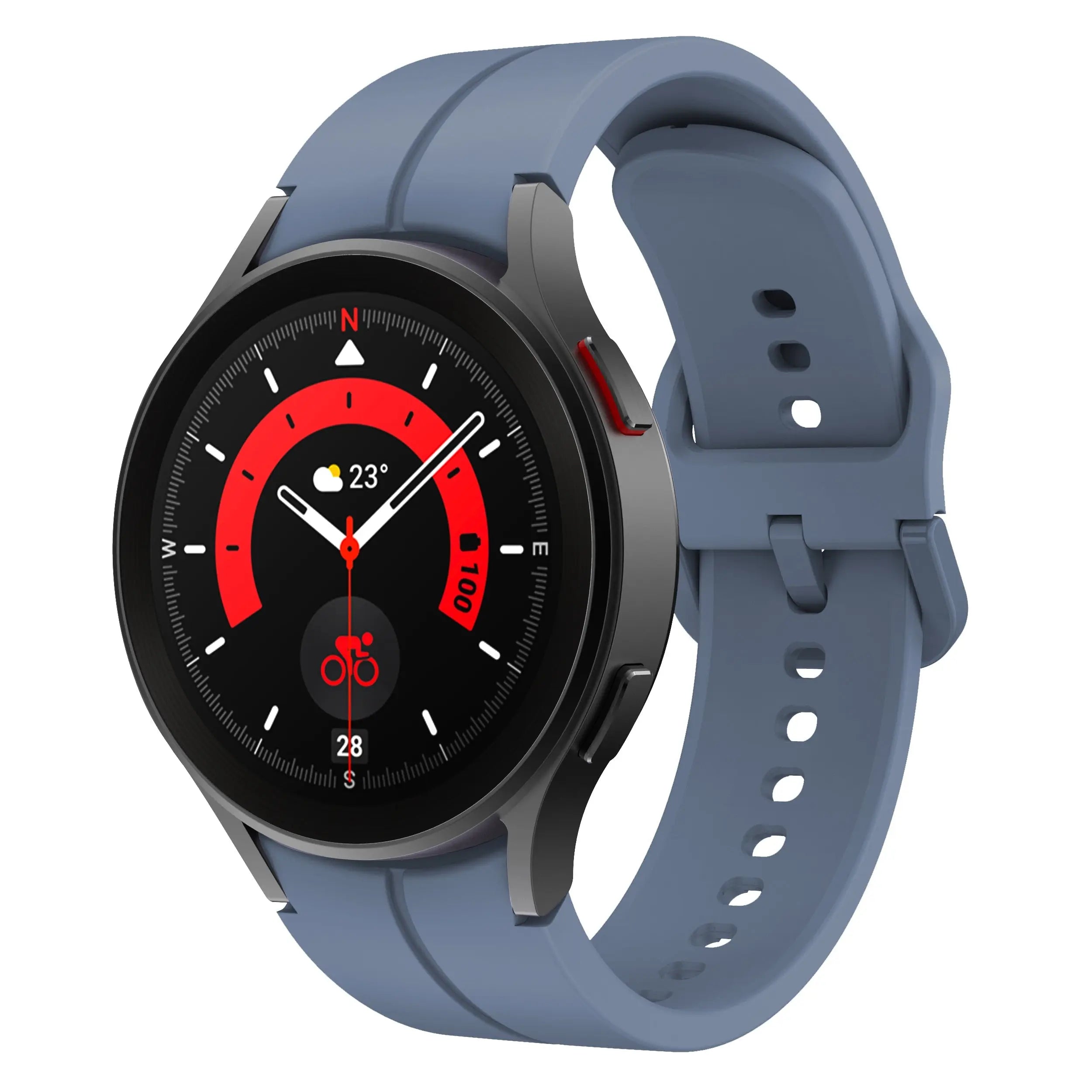Pinnacle Color Rush Custom Silicone Band For Samsung Galaxy Watch 5 - Pinnacle Luxuries
