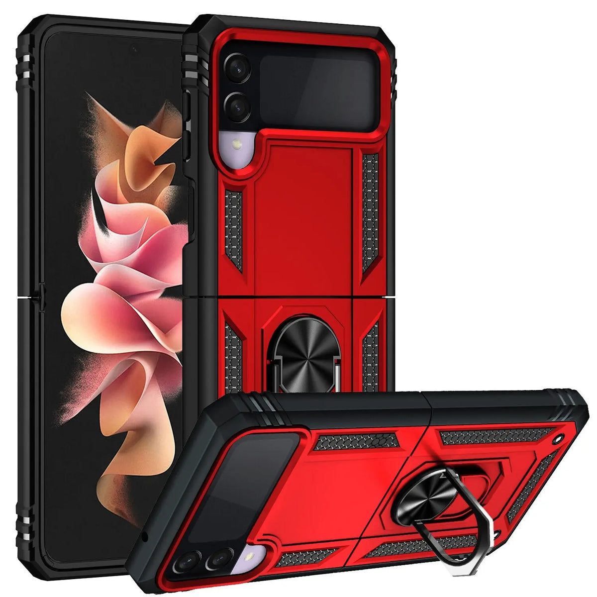 Avontic Ring Holder Case For Samsung Galaxy Z Flip 4 Flip 3 - Avontic