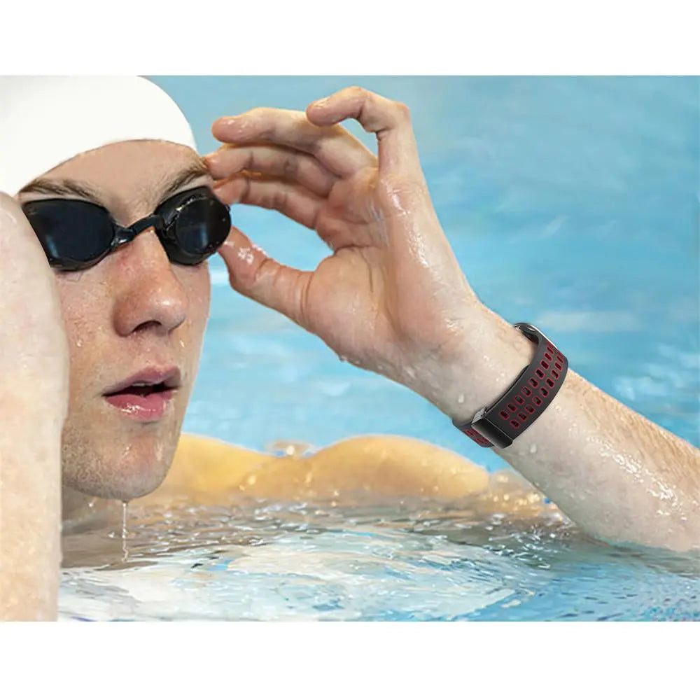 MagSport Silicone Band: Magnetic Metal Buckle Sport Band for Apple Watch - Pinnacle Luxuries