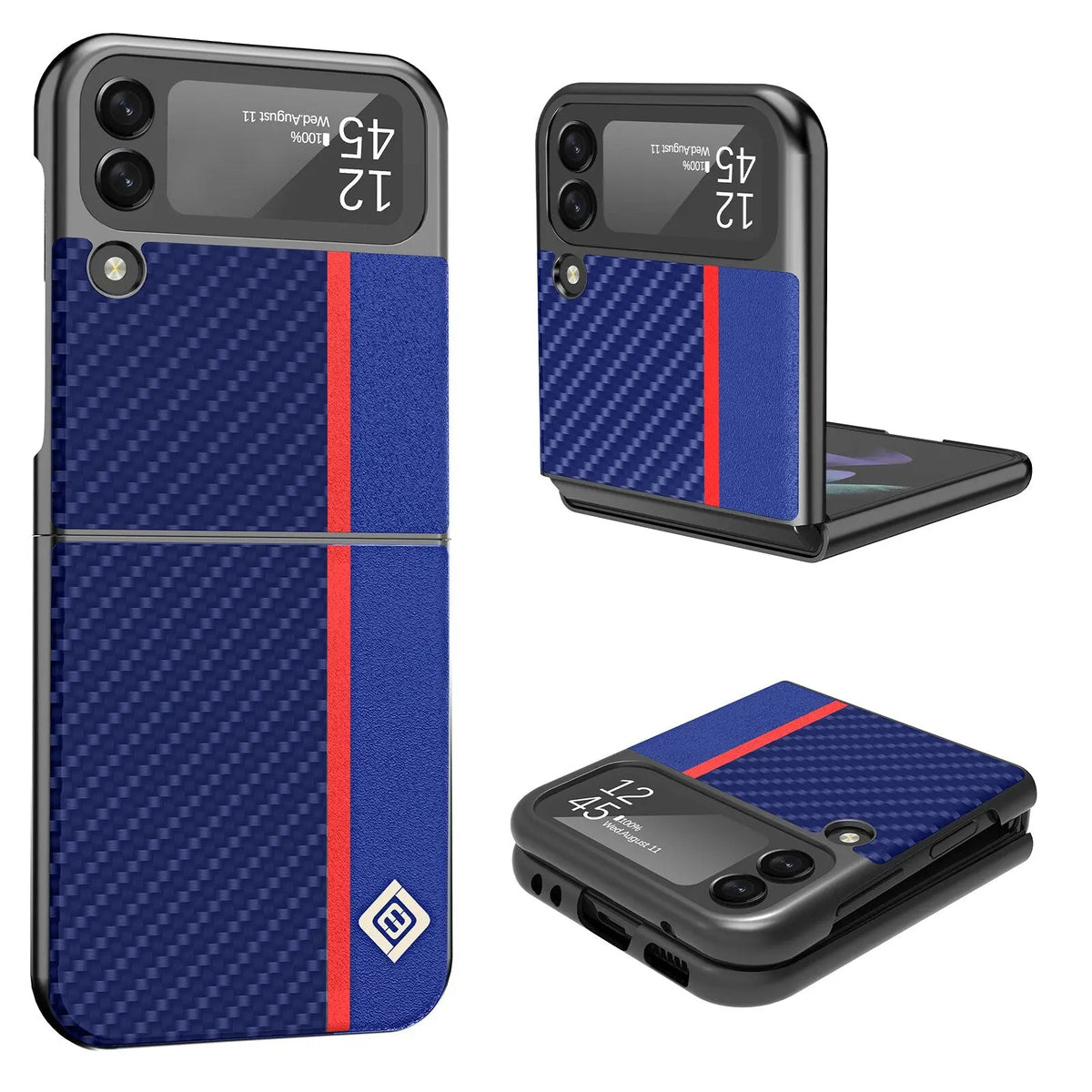 Carbon Fiber Case For Samsung Galaxy Z Flip 4 Flip 3 - Avontic