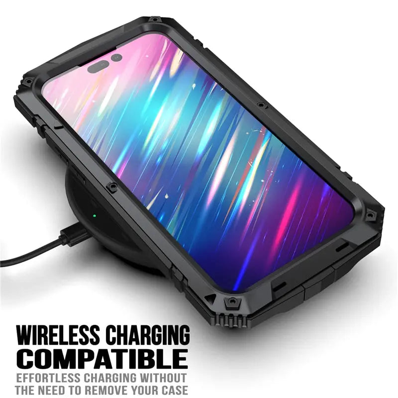 Pinnacle 360 Heavy Duty Rugged Military Grade Metal Case For iPhone 14 13 12 11 - Pinnacle Luxuries