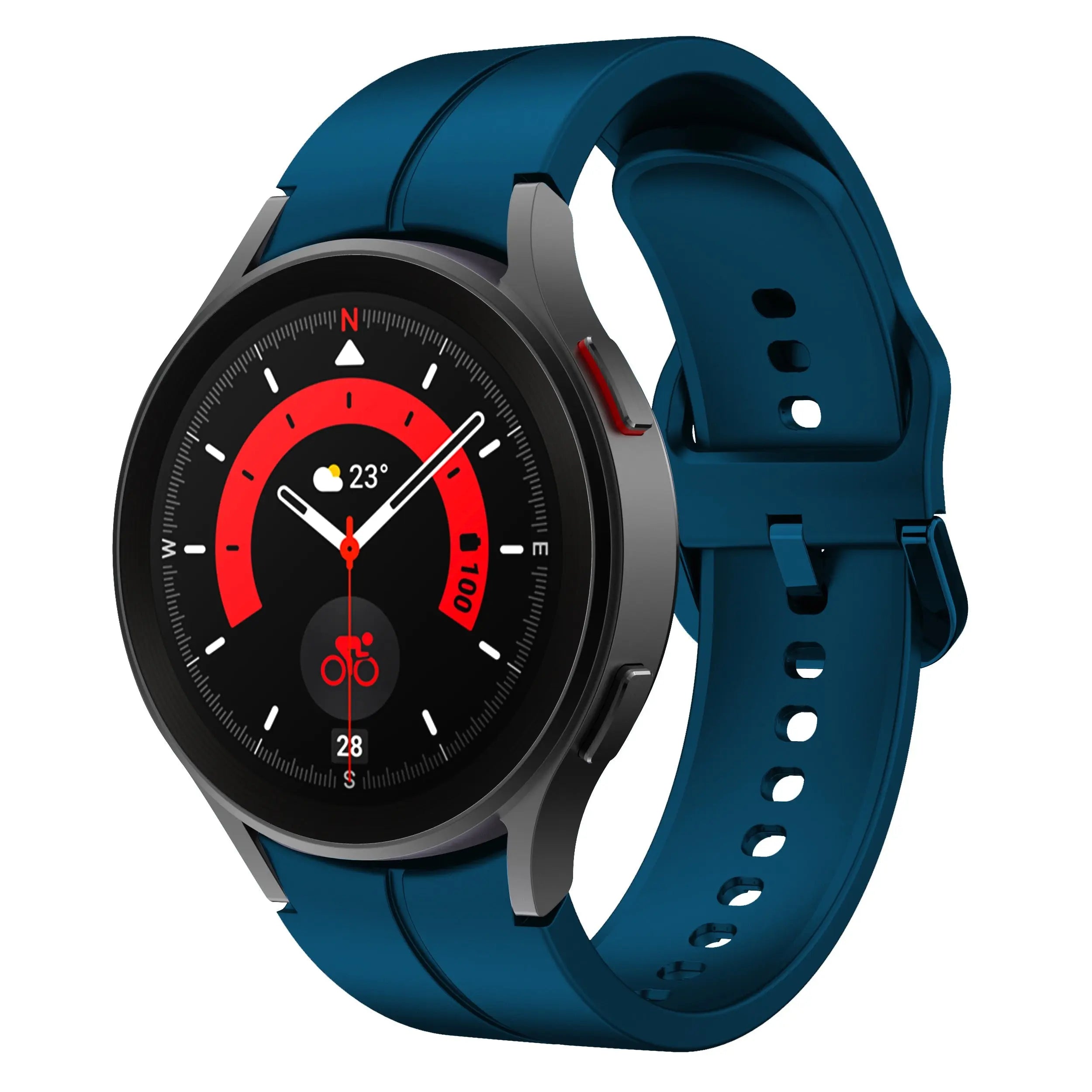 Pinnacle Color Rush Custom Silicone Band For Samsung Galaxy Watch 5 - Pinnacle Luxuries