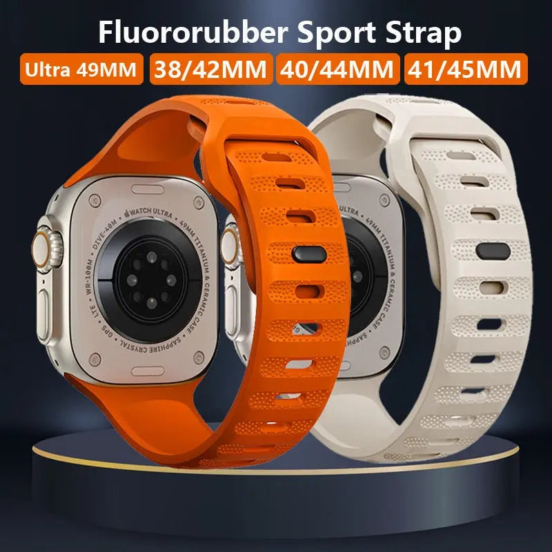 FluorBand The Ultimate Premium Grade Fluororubber Watch Bands for Apple Watch - Pinnacle Luxuries