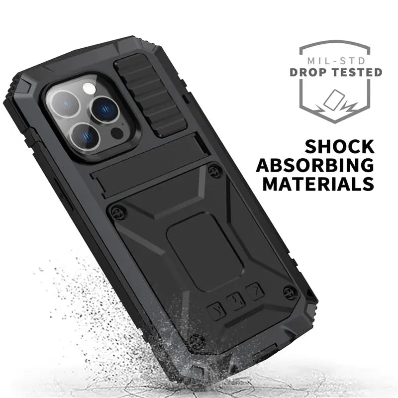 Pinnacle 360 Heavy Duty Rugged Military Grade Metal Case For iPhone 14 13 12 11 - Pinnacle Luxuries