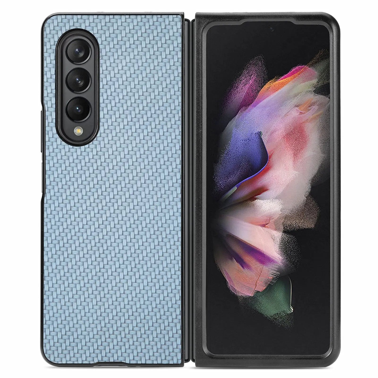 Pinnacle Carbon Fiber Case For Samsung Galaxy Z Fold 4 Fold 3 - Pinnacle Luxuries